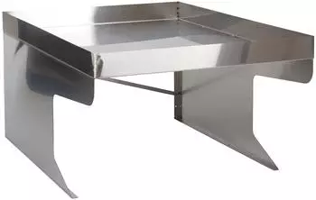 Proregal M&auml;hroboter-Garage XL Mit Pflanzkasten 47x70x100cm Metall Edelstahl