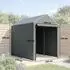 Outsunny Garagenzelt 1,2 x 1,79 x 1,65m mit Reißverschlusstür Dunkelgrau