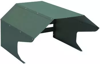 Proregal Mähroboter-Garage 41x60x70cm Metall Grün
