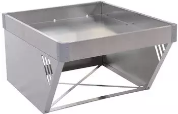 Proregal M&auml;hroboter-Garage Mit Pflanzkasten 40x60x70cm Dach Unterstand Metall Silber