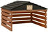 vidaXL Mähroboter-Garage 78x74x54cm Tannenholz