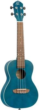 Ortega Konzert Ukulele Akustisch Earth Series Okoume, Dunkelblau (RUOCEAN)