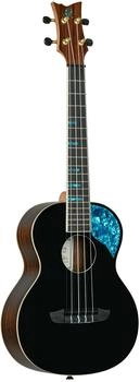 Ortega Tenor Ukulele Akustisch Ghost Series Inklusive Gigbag Fichte, Schwarz (RUGH-BKT)