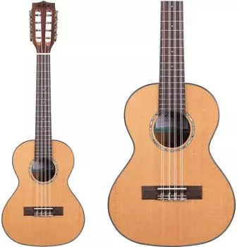 Kala KA-SCAC-T8 Gloss Solid Cedar Top Acacia 8-String Tenor Ukulele, with Bag (UB-T)