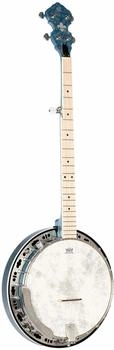 Ortega Falcon Series Banjo Transparent Blue + Gigbag (OBJE400TBL)