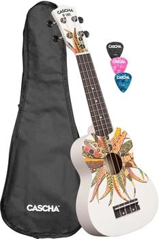 Cascha Sopran Ukulele Linden Dreamcatcher inkl. Tasche und 3 Plektren (CULS-DC)