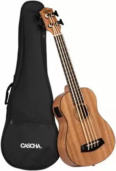Cascha Bass Mahagoni Ukulele Neu