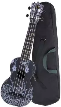 Classic Cantabile BeachBuddy Black Beauty Sopran-Ukulele ABS