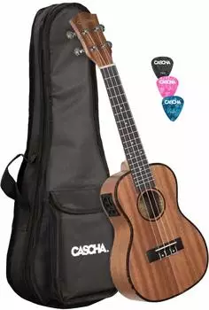 Cascha Concert Ukulele Premium Mah LH