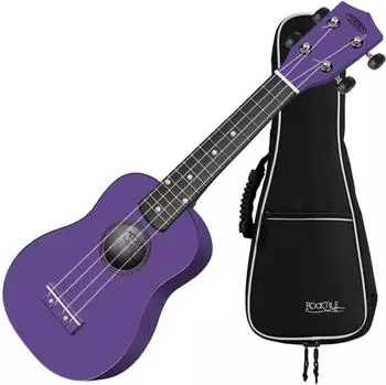 Classic Cantabile US-100 VT Sopran-Ukulele Violett Set inkl. Tasche