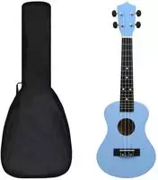vidaXL Sopran-Ukulele-Set mit Tasche f&uuml;r Kinder Babyblau 23"