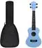 vidaXL Sopran-Ukulele-Set mit Tasche für Kinder, babyblau, 23