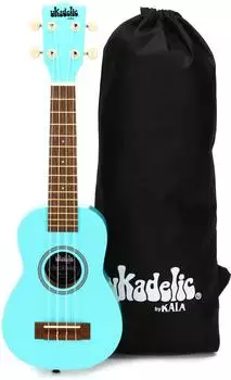 Kala Ukadelic Frost Bite Sopran-Ukulele, mintgrün (UK-FROSTBITE)