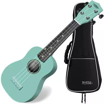 Classic Cantabile US-100 TQ Sopran-Ukulele T&uuml;rkis Set inkl. Tasche