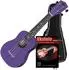 Classic Cantabile US-100 VT Sopran-Ukulele Violett Set inkl. Tasche Lernheft