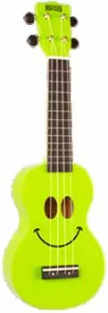 Mahalo Smiley Ukulele Green