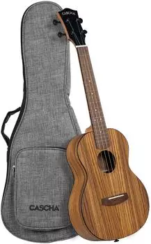 Cascha Tenor Ukulele Zebra Wood Neu