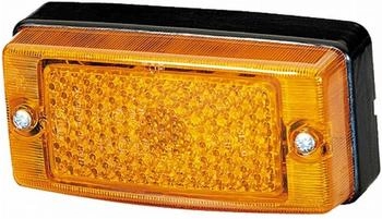 Hella Seitenmarkierungsleuchte Halogen gelb 24V/12V (2PS 004 361-001)