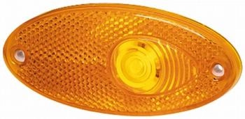 Hella Seitenmarkierungsleuchte - Halogen - 12V - Einbau - gelb (2PS 964 295-001)