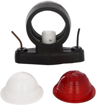 Hella Umrissleuchte milchweiß/rot/weiß seitlicher Anbau (2XS 955 031-001)