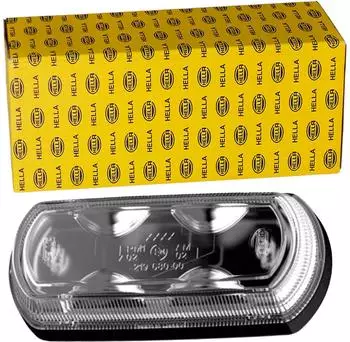 Hella Umrissleuchte Shapeline Tech LED 12/24V rot/gelb links/rechts/seitlicher Einbau (2XS 013 327-061)