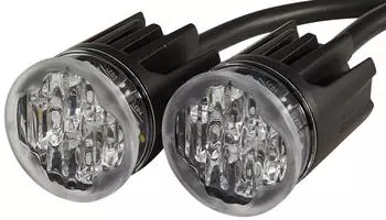 Hella BST-Round LED-Blitz-Kennleuchte 12/24V blau/gelb (2XD 014 564-011)