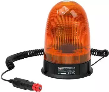 Dema LED-Rundumleuchte 12V gelb mit Magnetfu&szlig; (69100)