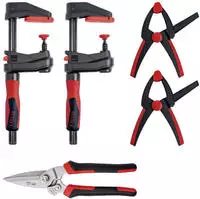 Bessey SET1-A Spannzwingen-Set Spann-Weite (max.):150 mm Ausladungs-Ma&szlig;e:60 mm