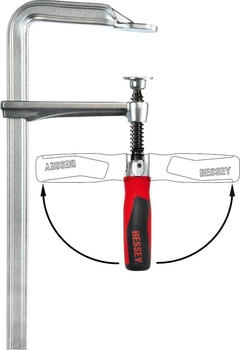 Bessey Ganzstahl‑Schraubzwinge GZ mit Klappgriff GZ40-12KG