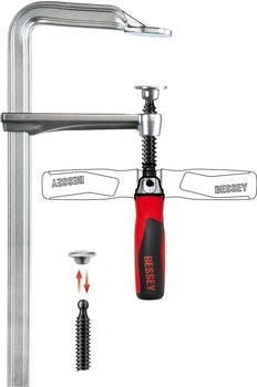 Bessey Ganzstahl‑Schraubzwinge GZ mit Klappgriff GZ25KG