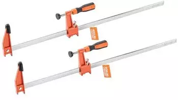 VEVOR F-Klemme 60,96cm &Ouml;ffnung 272kg Gusseisen & Kohlenstoffstahl (2 Stk.)