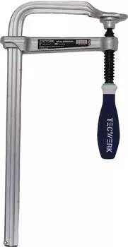 Tecwerk Ganzstahlschraubzwinge 120mm Spannweite, 60mm Ausladung, 3-K-Griff (2000831490)