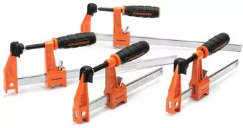 JORGENSEN Stahlklemmen-Set Mittelschwer 4er-Satz 15cm/30cm (2391335)