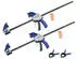 VEVOR F-Klemme Quick-Grip 60,96cm 154kg Kunststoff & Karbonstahl, 2er-Set (F340-24-2P&Y)