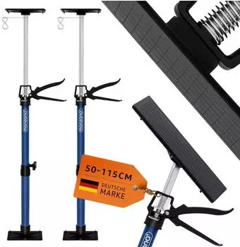 Monzana Deckenst&uuml;tze 2er-Set h&ouml;henverstellbar 115-290cm bis 30kg