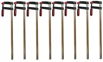 VaGo Profi Schraubzwinge Tempergu&szlig;-Stahl 150x50mm, 8er-Set (220x001x8)