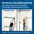Monzana Deckenstütze 4er Set höhenverstellbar 115-290cm bis 30kg (996269)