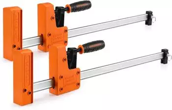LuxusKollektion Schraubzwingen-Set 2-tlg. 680kg Spannkraft 600mm Stahl