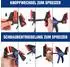 WORKPRO Einhandzwingen-Set 4-teilig 120/150mm