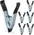 Relaxdays Klemmzwingen 6er-Set Metall, Spannweite 50mm, schwarz (10030908_46)