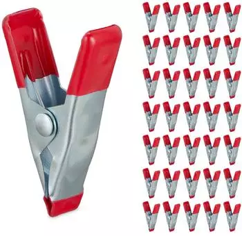 Relaxdays Klemmzwingen 36er-Set, Metall, 20mm (10030907)