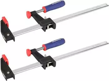 LuxusKollektion Schraubzwingen-Set 2-tlg., 300mm, 272kg, Quick Release, Stahl & Nylon