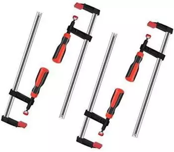 LuxusKollektion F-Klemmzwingen Set Temperguss 50x300mm, 4 St&uuml;ck