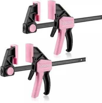 LuxusKollektion Einhandzwingen-Set 2 St&uuml;ck, 150mm, 68kg, rosa