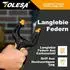 LuxusKollektion Federzwingen Set 8 Stück, Nylon, 100mm, 46mm Spannweite