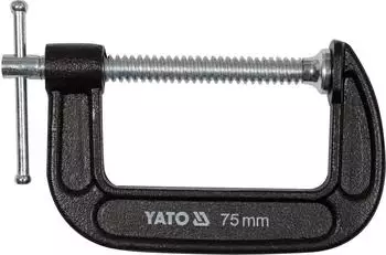 Yato C-Schraubzwinge 75mm, Gusseisen (YT-64252)